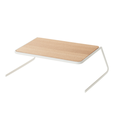 Dish Riser - Small - Steel + Wood