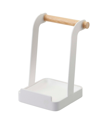Lid & Ladle Stand - Steel + Wood