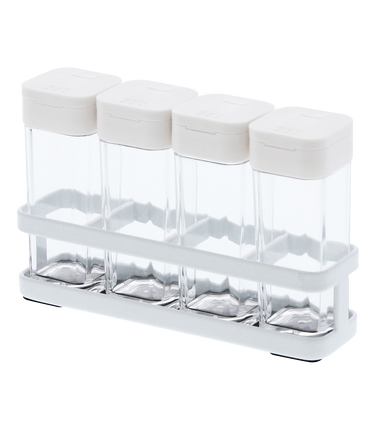 Spice Rack with 4 Shakers - 4-Shakers