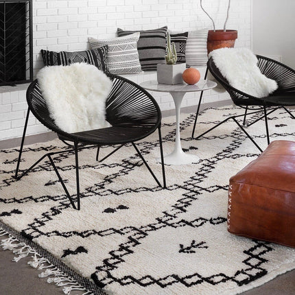 Sadira Wool Beni Ourain Rug