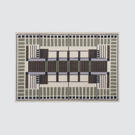 Amman Flatweave Area Rug - Olive
