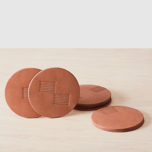 Azad Leather Coasters