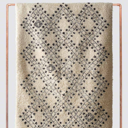 Aziza Wool Beni Ourain Area Rug