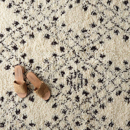 Aziza Wool Beni Ourain Area Rug