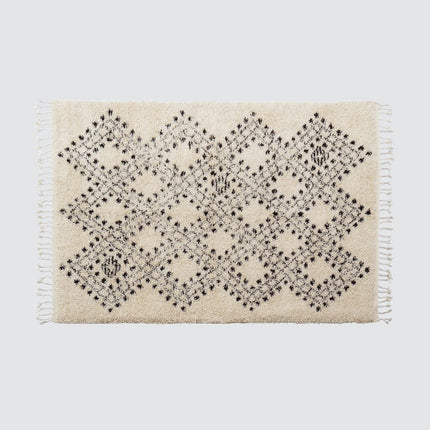 Aziza Wool Beni Ourain Area Rug