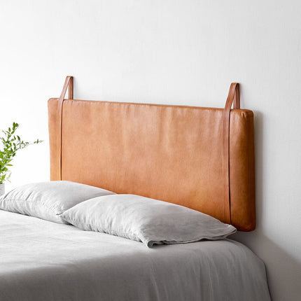 Hanging Leather Headboard
