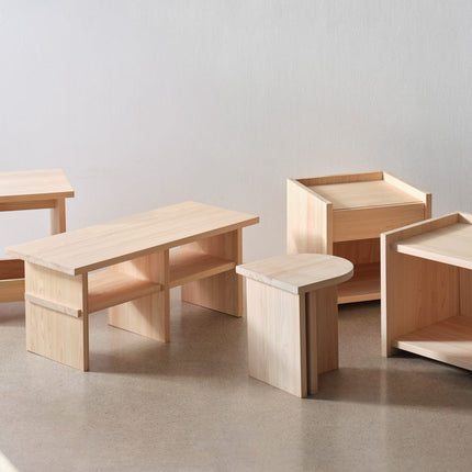 Hinoki Wood Nightstand