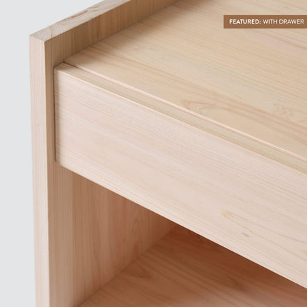 Hinoki Wood Nightstand