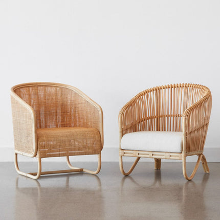Lindu Cane Lounge Chair