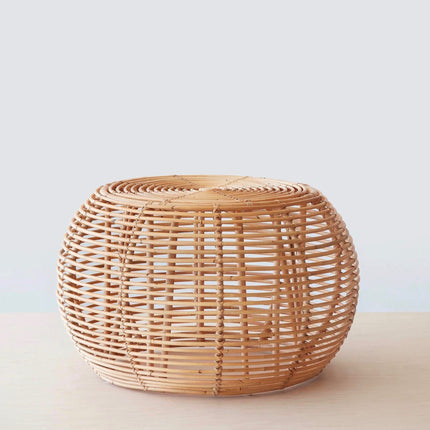 Java Rattan Ottomans