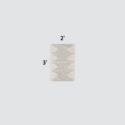 La Cima Flatweave Accent Rug - Grey