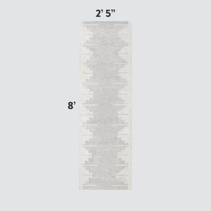 La Cima Flatweave Accent Rug - Grey