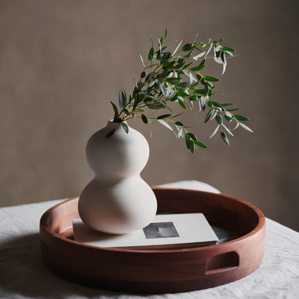 Tikal Round Wood Tray