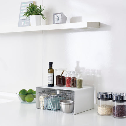 Stackable Countertop Shelf - Large - Steel