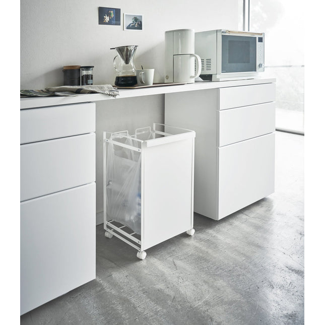 Rolling Trash Sorter - Steel