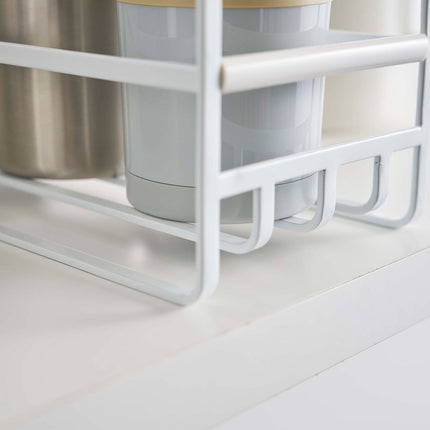 Glass and Mug Cabinet Organizer - Steel