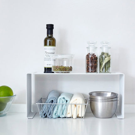Stackable Countertop Shelf - Small - Steel