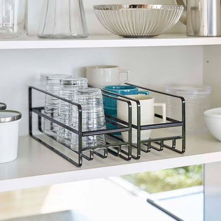 Glass and Mug Cabinet Organizer - Steel