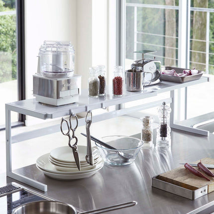 Expandable Countertop Organizer - Large - Steel