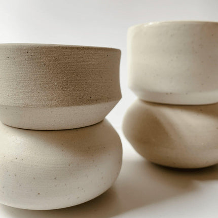 Ceramic Candle Holder Duo