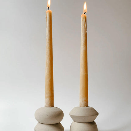 Ceramic Candle Holder Duo