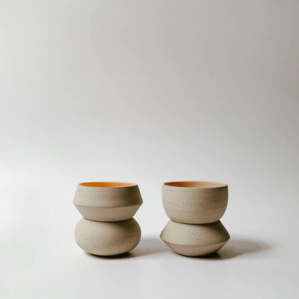 Ceramic Candle Holder Duo
