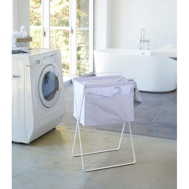 Folding Laundry Basket (27.6" H)  - Steel