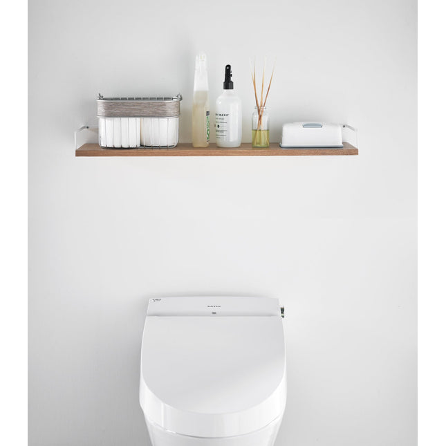 Wall-Mounted Shelf (3" H)  - Wood