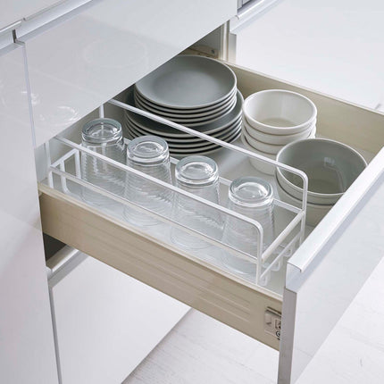 Glass and Mug Cabinet Organizer - Steel