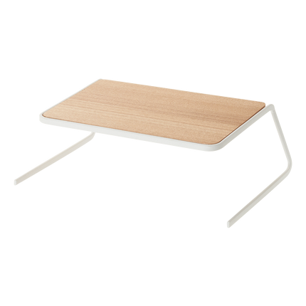 Dish Riser - Small - Steel + Wood