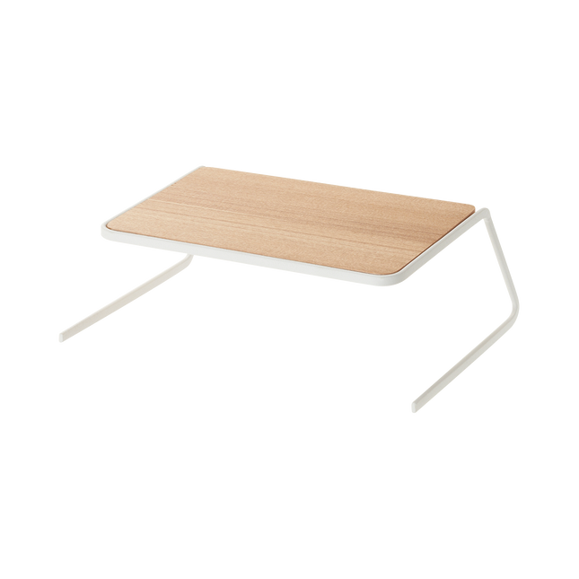 Dish Riser - Small - Steel + Wood