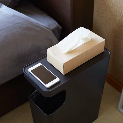 Side Table Trash Can