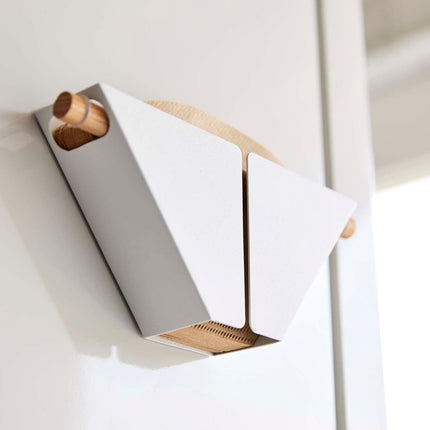 Magnetic Coffee Filter Case - Size 04 - Steel + Wood