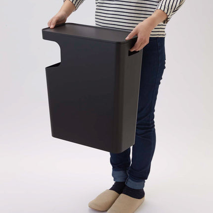 Side Table Trash Can
