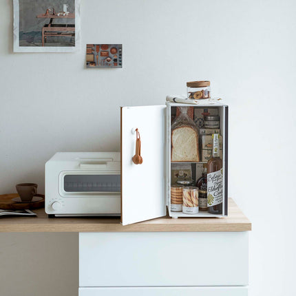 Bread Box - Steel + Wood