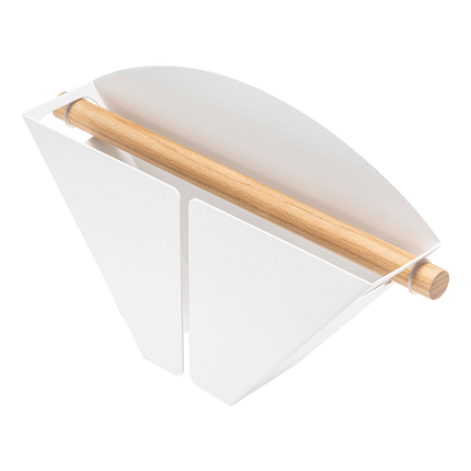 Magnetic Coffee Filter Case - Size 04 - Steel + Wood