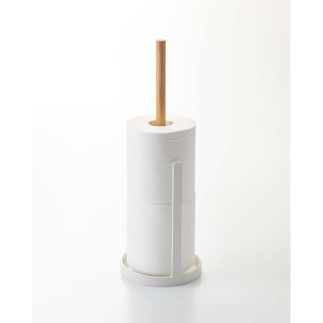 Toilet Paper Stocker - Steel + Wood