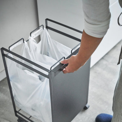 Rolling Trash Sorter - Steel
