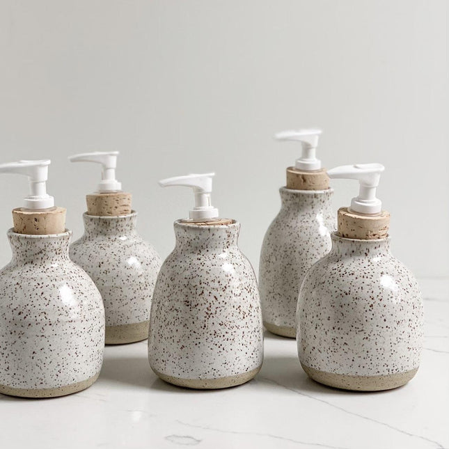 Handmade Ceramic Soap Dispenser