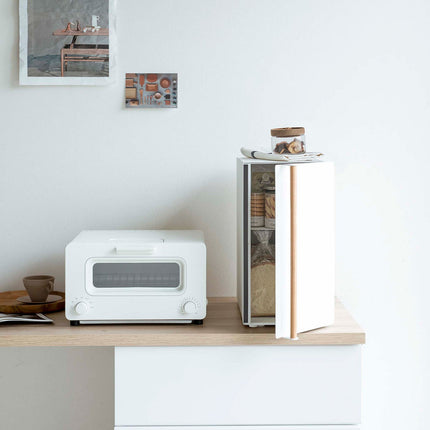 Bread Box - Steel + Wood