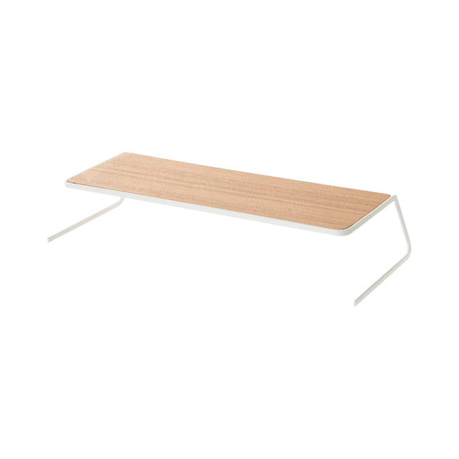 Dish Riser - Large - Steel + Wood