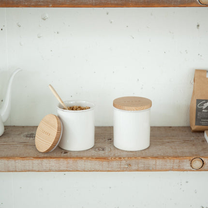 Ceramic Food Canister - Plain