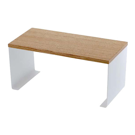 Stackable Countertop Shelf - Steel + Wood