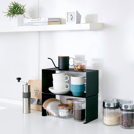 Stackable Countertop Shelf - Small - Steel