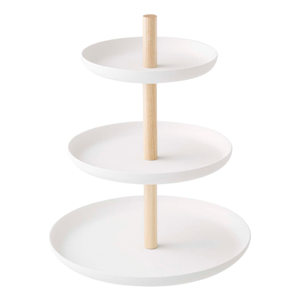 Serving Stand - Steel + Wood