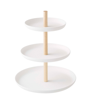 Serving Stand - Steel + Wood