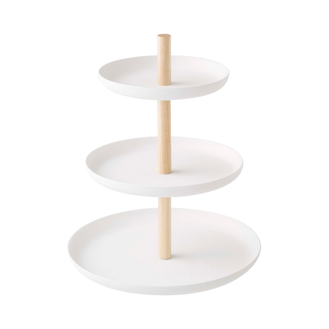 Serving Stand - Steel + Wood