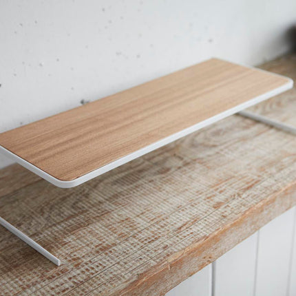 Dish Riser - Large - Steel + Wood