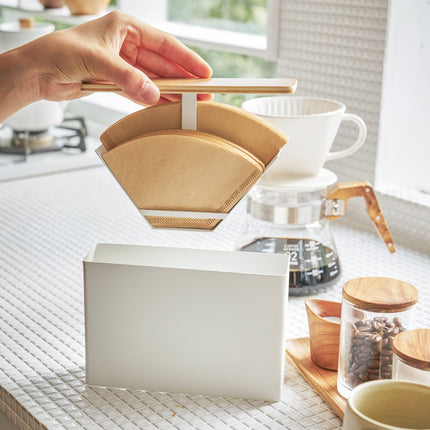 Coffee Filter Case - Size 01 + 02 - Steel + Wood