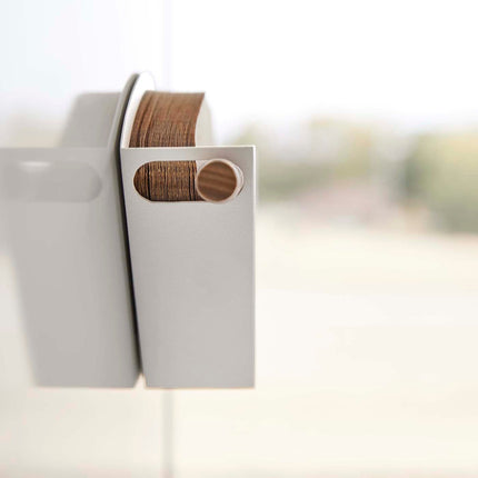 Magnetic Coffee Filter Case - Size 04 - Steel + Wood